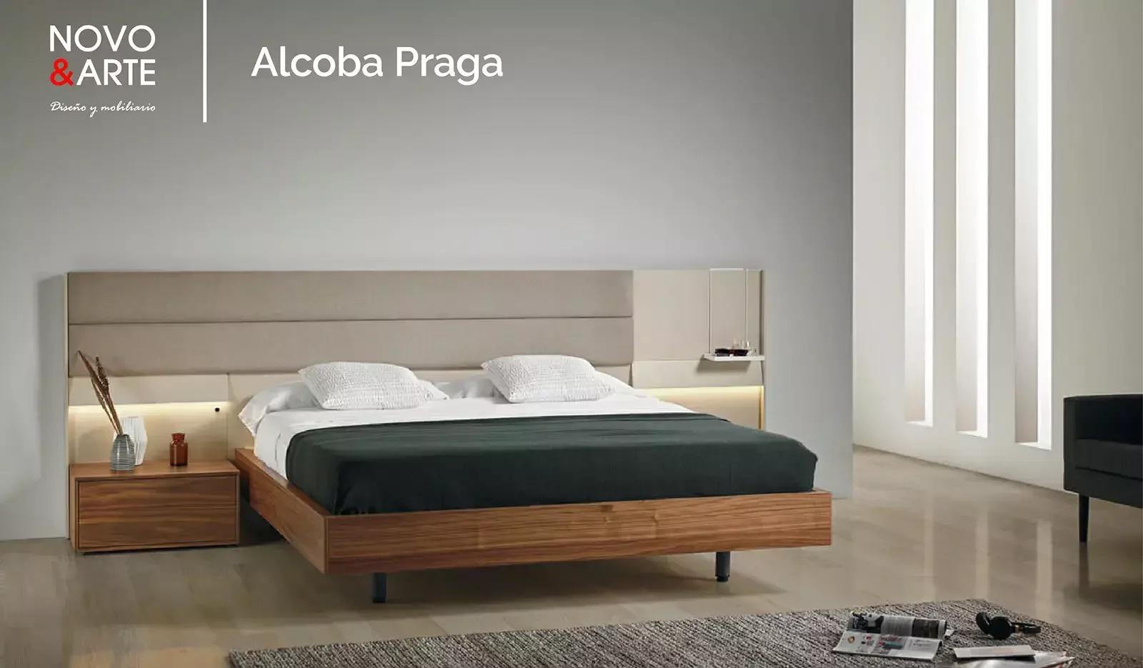 Cama y alcoba Praga