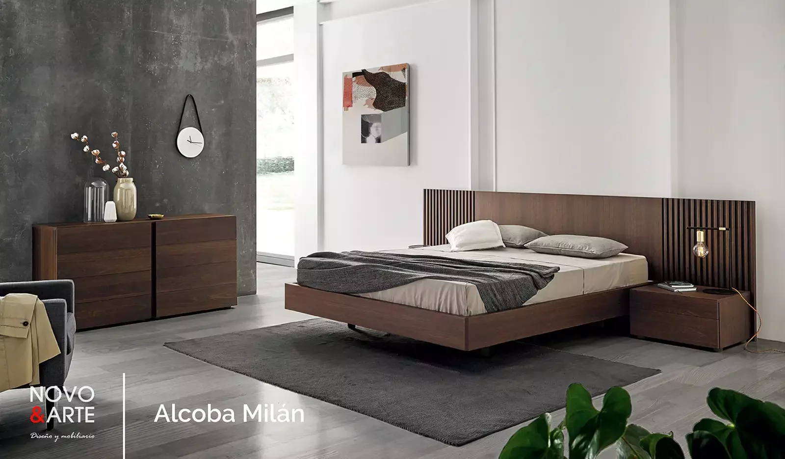 Cama y alcoba Milán